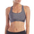 Under Armour Crossback Bra - Women's Rhino Gray/Black