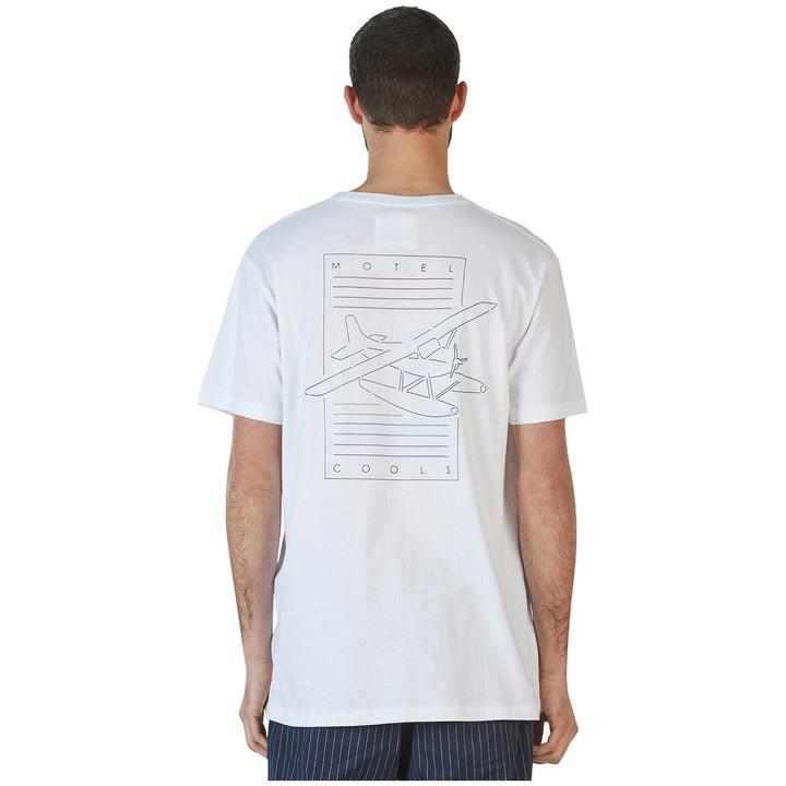 Barney Cools Seaplane T-Shirt White