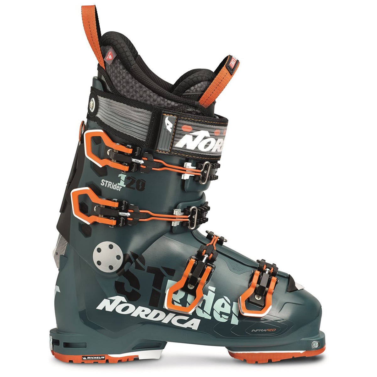 Nordica Strider 120 DYN Alpine Touring Ski Boots 2019 Green/Orange