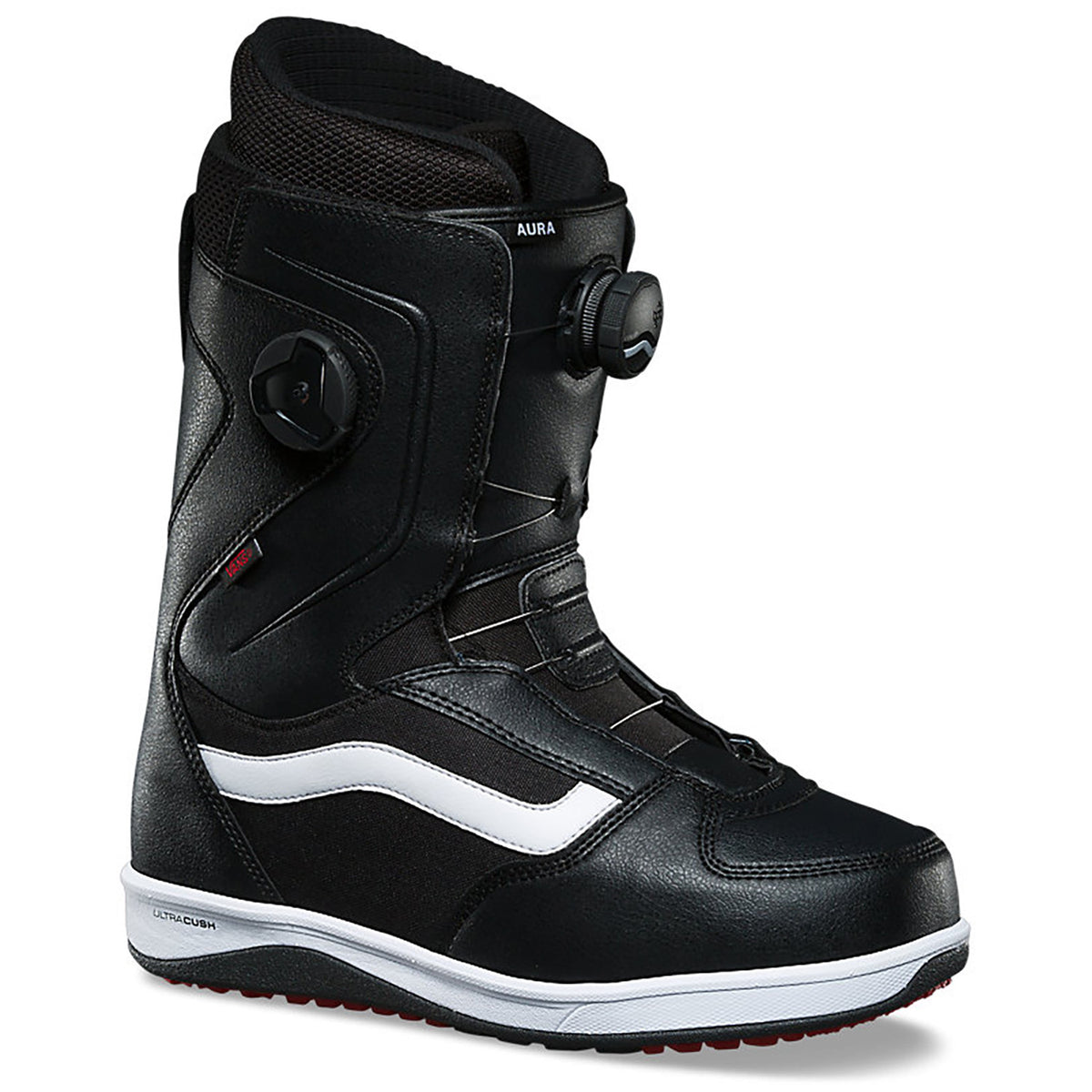 Vans Aura Snowboard Boots 2018 Black/White/Red