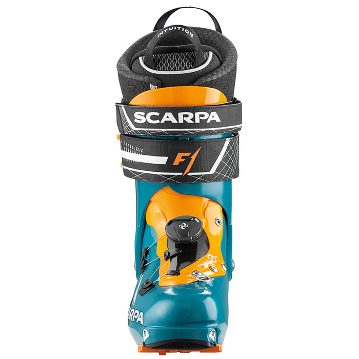 Scarpa F1 Alpine Touring Ski Boots 2018 Petrol Blue/Orange