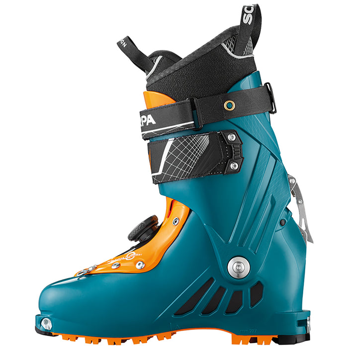 Scarpa F1 Alpine Touring Ski Boots 2018 Petrol Blue/Orange