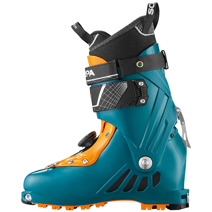 Scarpa F1 Alpine Touring Ski Boots 2018 Petrol Blue/Orange