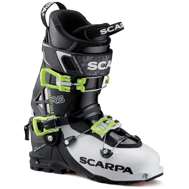 Scarpa Maestrale RS Alpine Touring Ski Boots 2019 White/Black/Lime
