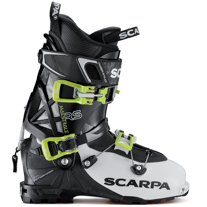 Scarpa Maestrale RS Alpine Touring Ski Boots 2019 White/Black/Lime