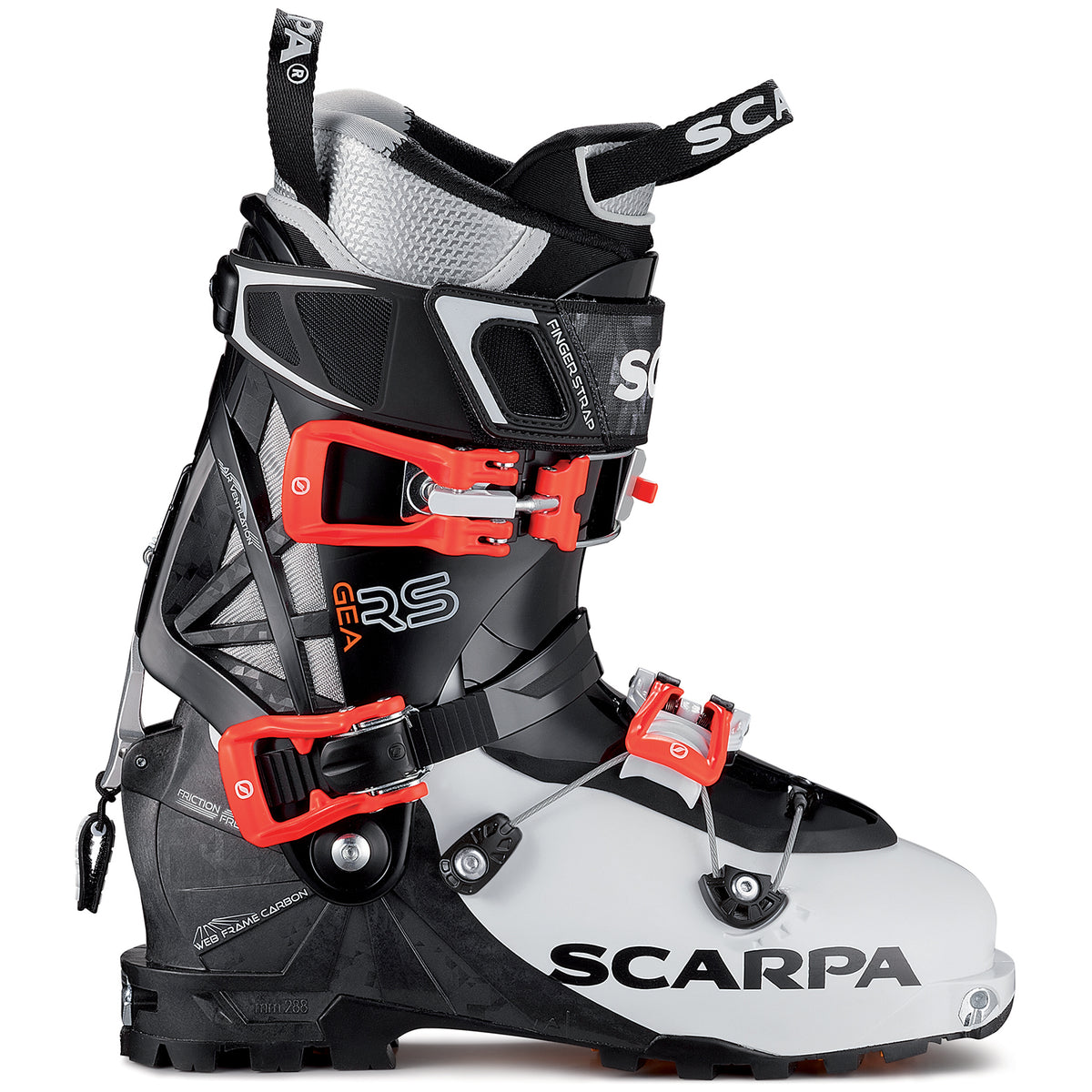 Scarpa Gea RS Alpine Touring Ski Boots - Women's 2019 White/Black/Flame