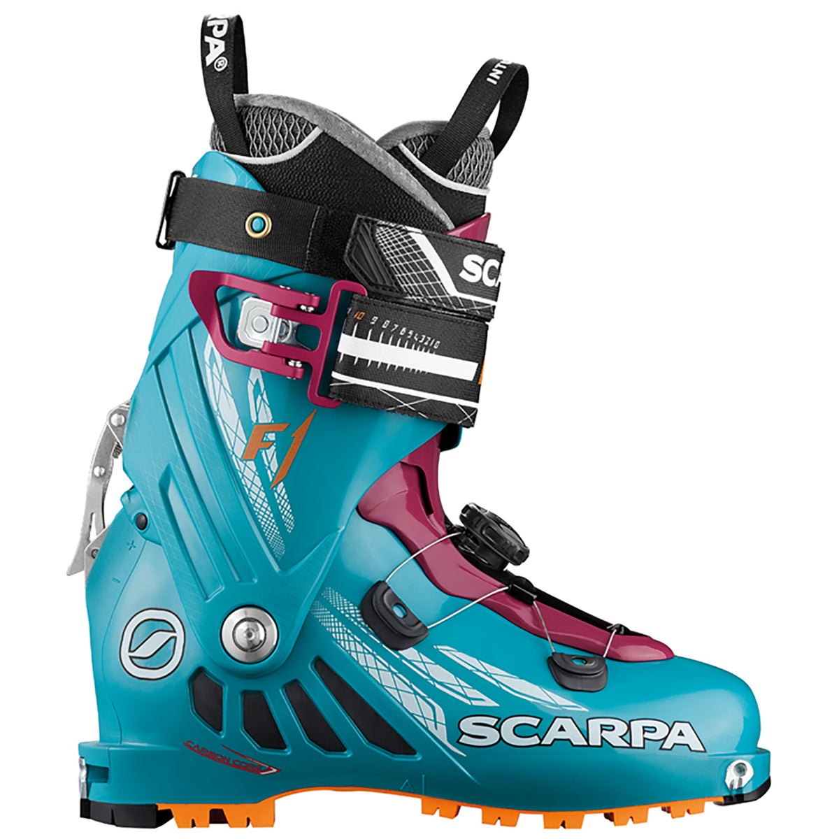 Scarpa F1 Alpine Touring Ski Boots - Women's 2018 Arctic Blue/Purple