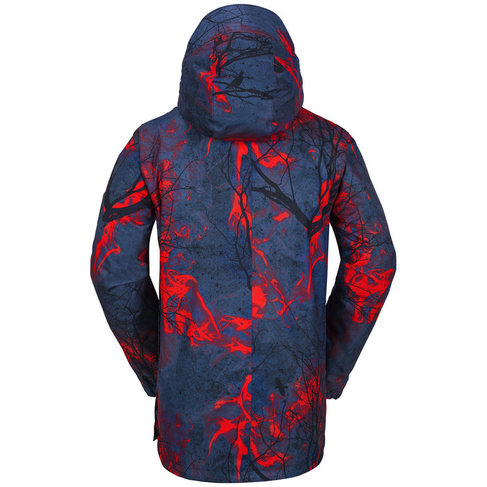 Volcom Brighton Pullover Anorak Black Print
