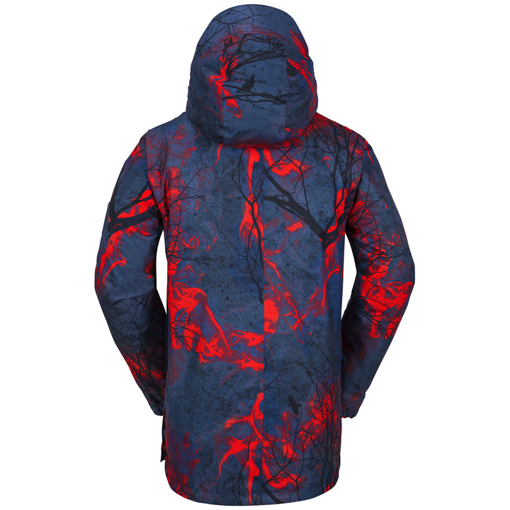 Volcom Brighton Pullover Anorak Black Print