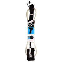Pro-Lite 7' Freesurf Surfboard Leash Clear/White::Clear/White