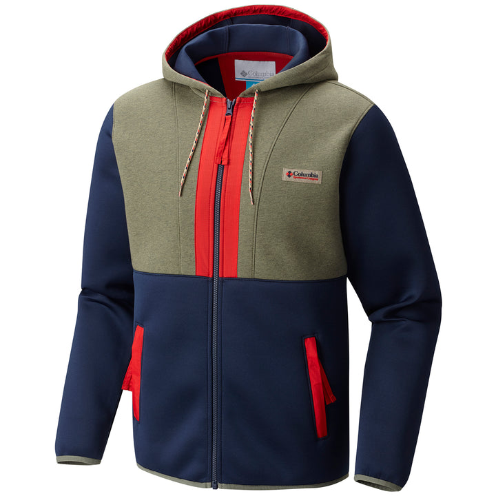 Columbia CSC Originals™ Full Zip Hoodie Collegiate Navy/Cypress Heather/Red Spark