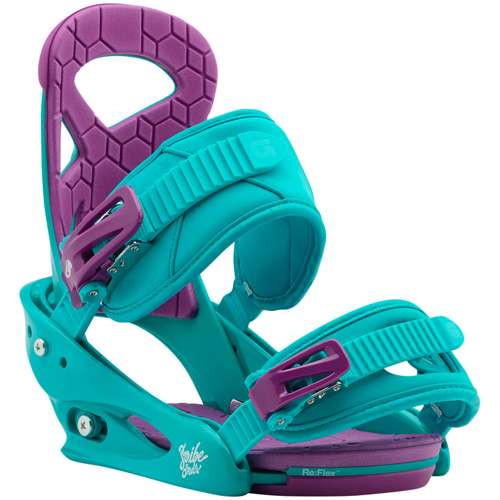 Burton Scribe Smalls Snowboard Bindings - Girls' 2018 Frostberry