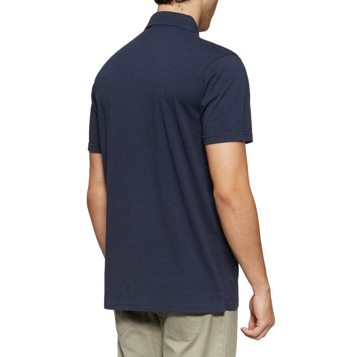 Tavik Preston Solid Polo Shirt Shadow Blue