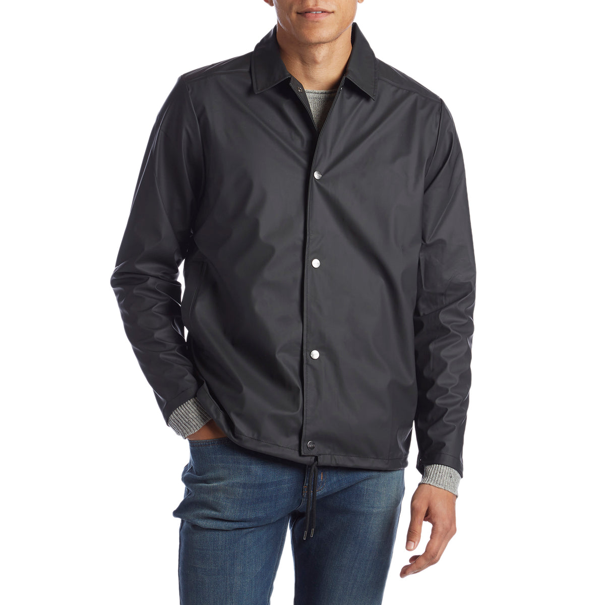 RAINS Coaches Jacket Black