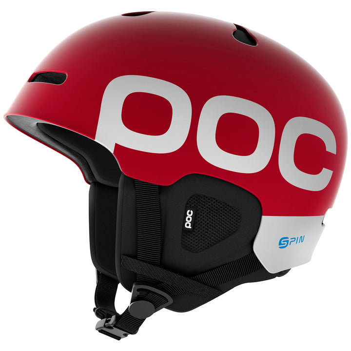 POC Auric Cut Backcountry SPIN Helmet Bohrium Red
