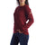 Fjällräven Övik Re-Wool Sweater - Women's Dark Garnet