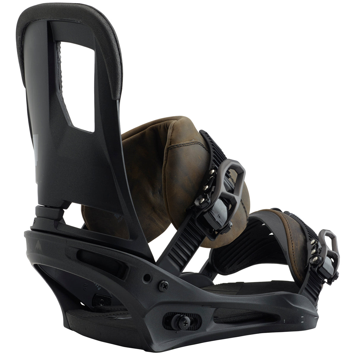 Burton Cartel Leather Snowboard Bindings 2018 Eternal Black