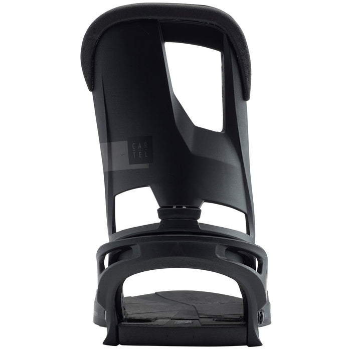 Burton Cartel Leather Snowboard Bindings 2018 Eternal Black
