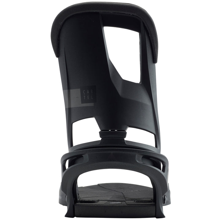 Burton Cartel Leather Snowboard Bindings 2018 Eternal Black
