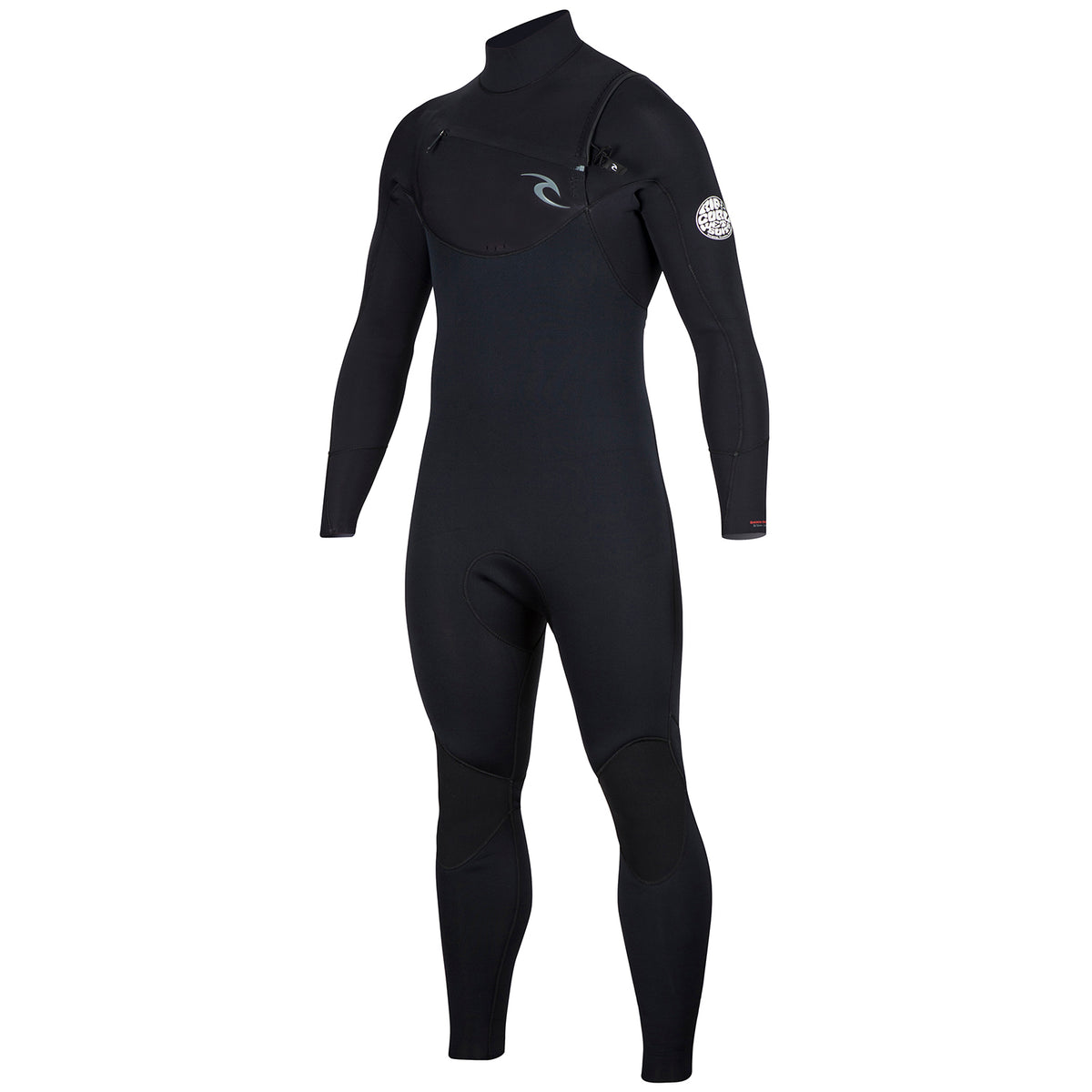 Rip Curl 4/3 Dawn Patrol Chest Zip Wetsuit Black