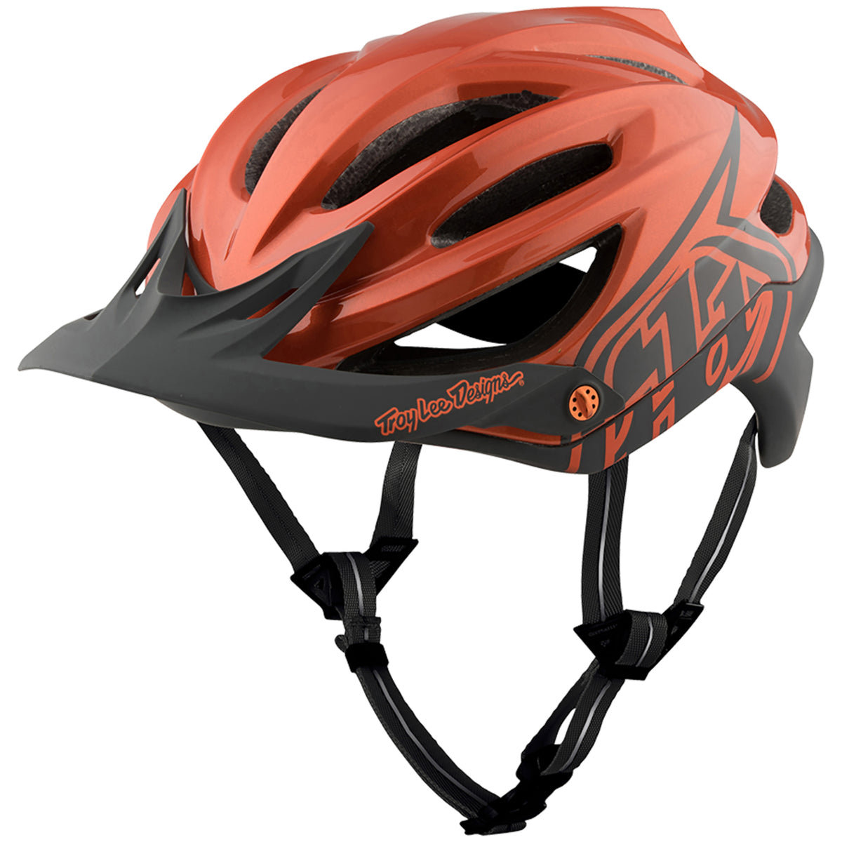 Troy Lee Designs A2 MIPS Bike Helmet Decoy Orange/Gray
