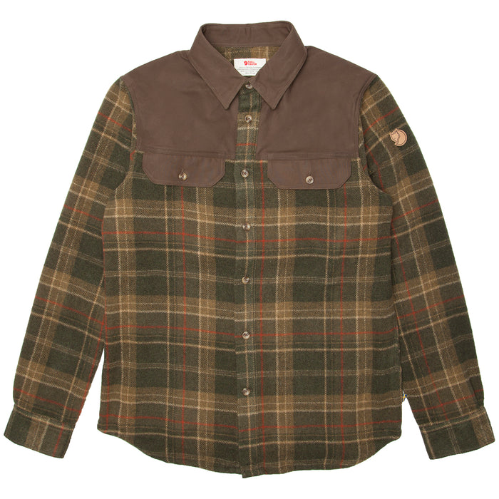Fjallraven Granit Long-Sleeve Shirt Green/Dark Olive
