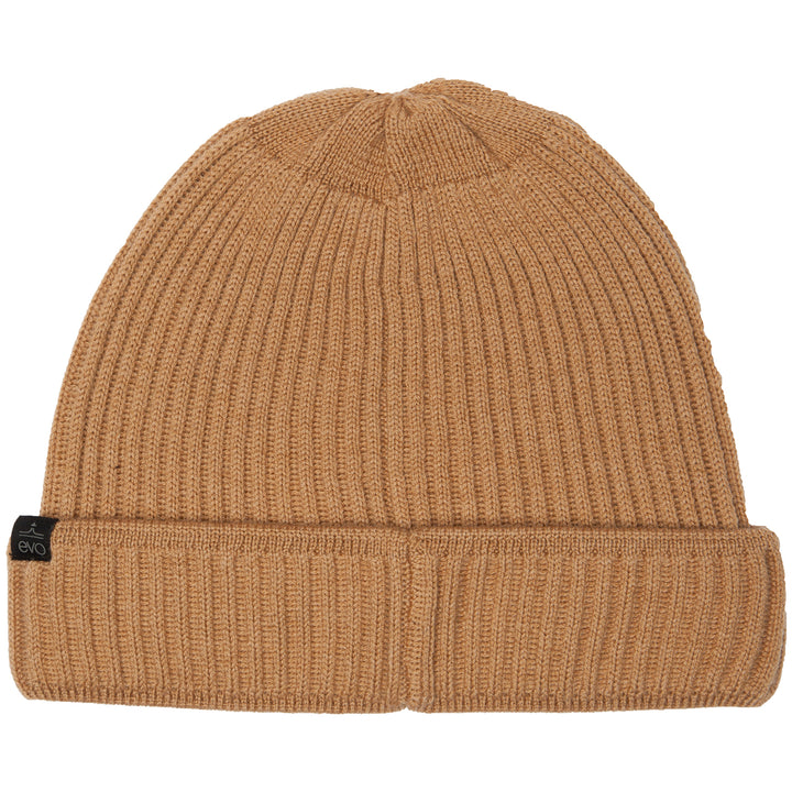 evo Merino Cuff Beanie Camel