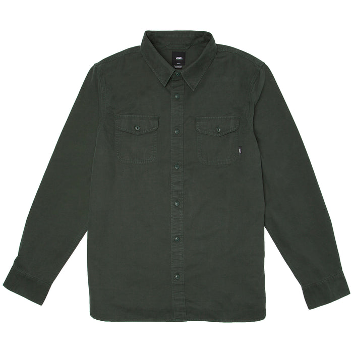 Vans Humphrey Long-Sleeve Button Down Shirt Vans Scarab