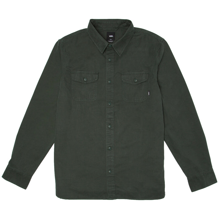 Vans Humphrey Long-Sleeve Button Down Shirt Vans Scarab