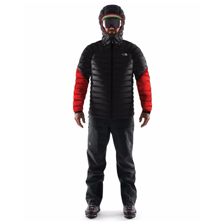 The North Face Summit L3 Down Hoodie TNF Black-Fiery Red