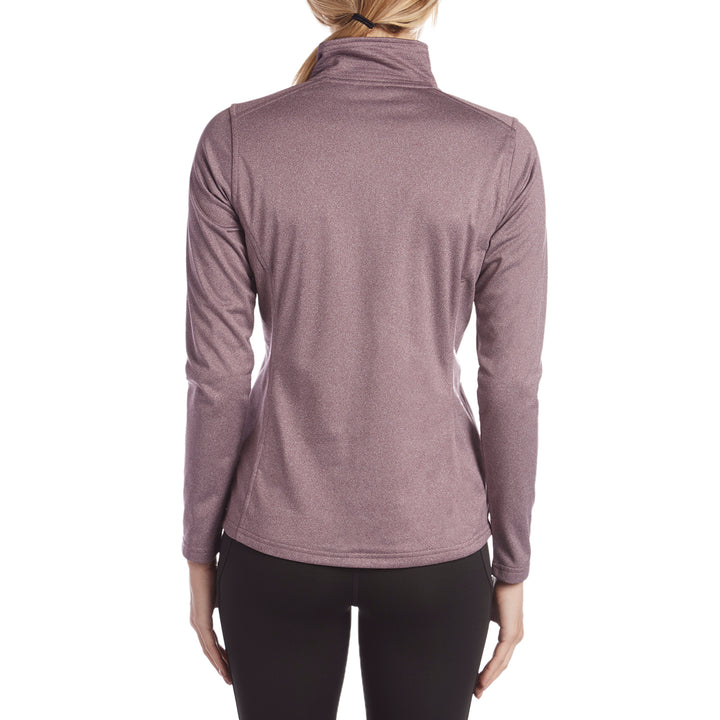 The North Face Tech Glacier 1/4 Zip Top - Women's Black Plum Heather