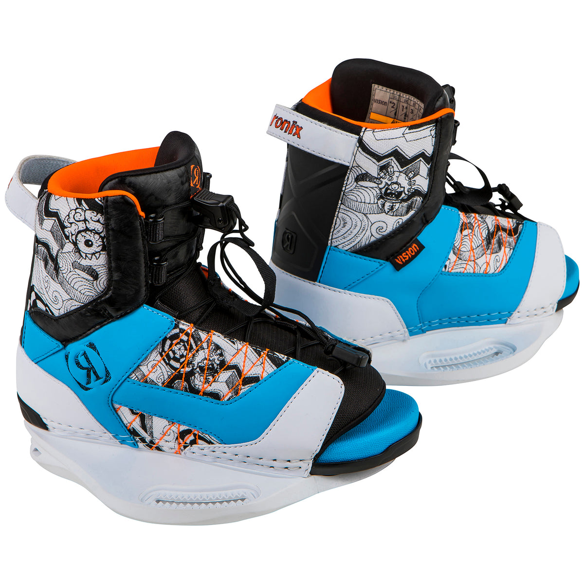 Ronix Vision Wakeboard Bindings - Boys' 2018