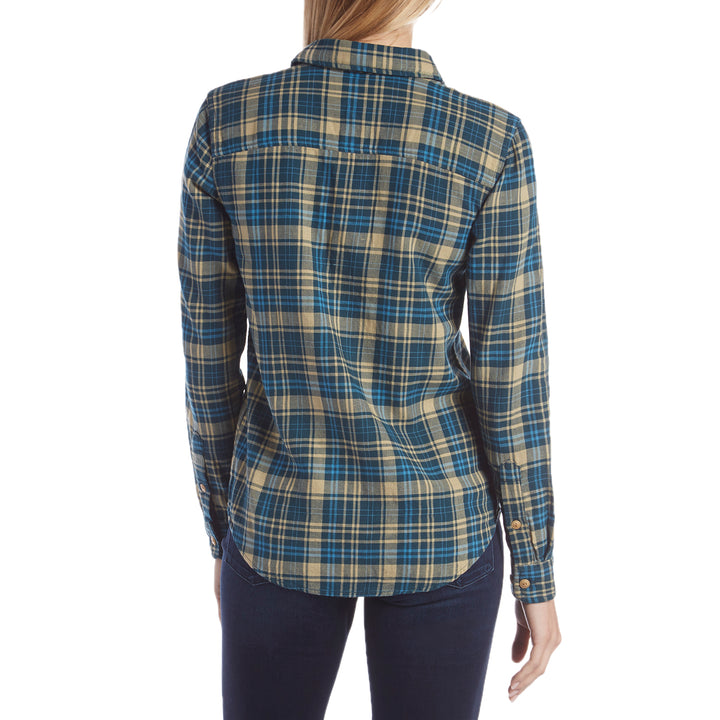 Filson Scout Long-Sleeve Shirt - Women's Blue/Tan Plaid