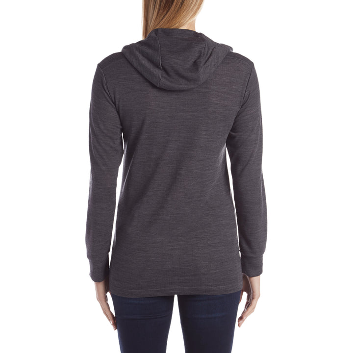 nau Randygoat Lite Hoodie - Women's Caviar Heather