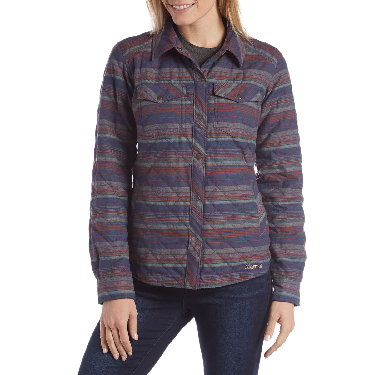 Marmot Riley Insulated Long-Sleeve Shirt - Women's Denim