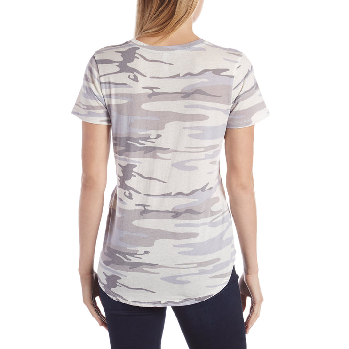 Z Supply The Ultimate Camo Crew T-Shirt - Women's Camo White