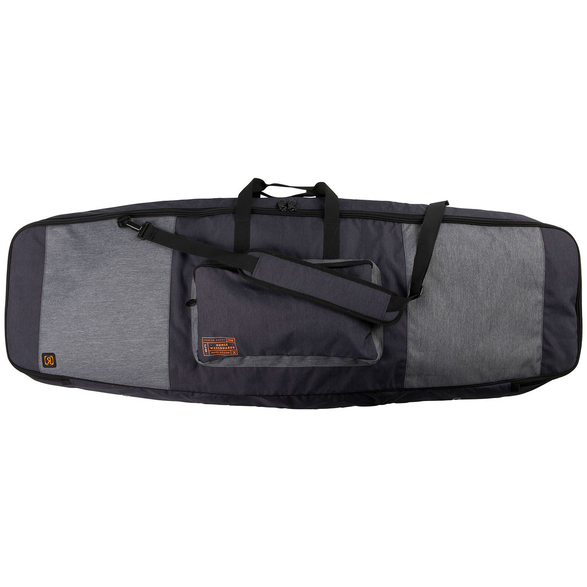 Ronix Battalion Padded Wakeboard Bag Heather Charcoal/Orange