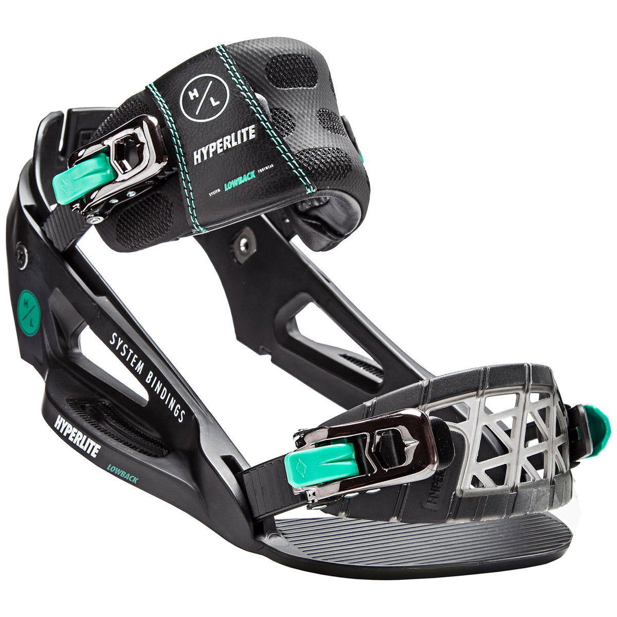 Hyperlite The System Lowback Wakeboard Bindings 2018 Black