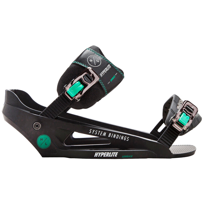 Hyperlite The System Lowback Wakeboard Bindings 2018 Black