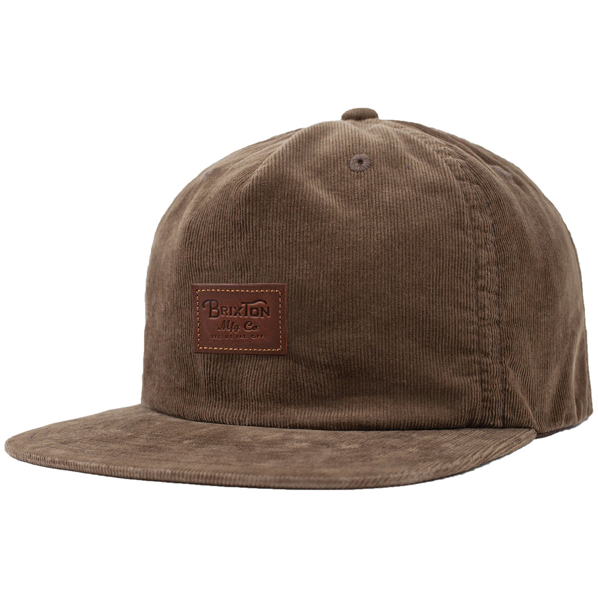 Brixton Grade II UC Snapback Hat Light Brown