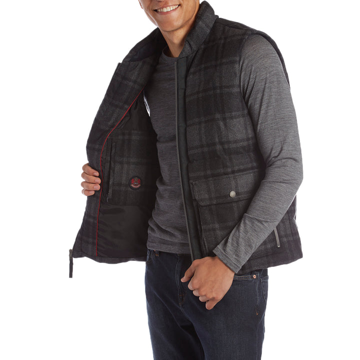 Pendleton Yosemite Vest Black/Charcoal Plaid