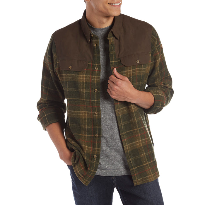Fjallraven Granit Long-Sleeve Shirt Green/Dark Olive