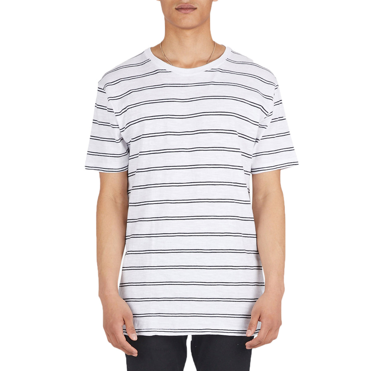 Barney Cools B. Elusive Short-Sleeve T-Shirt White Stripe