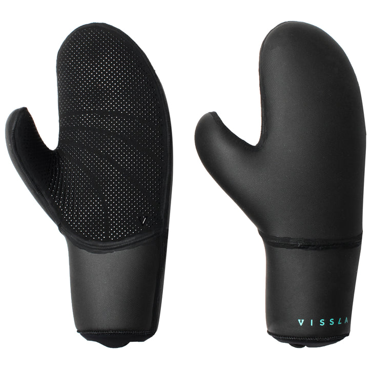 Vissla 7mm 7 Seas Wetsuit Mittens Black
