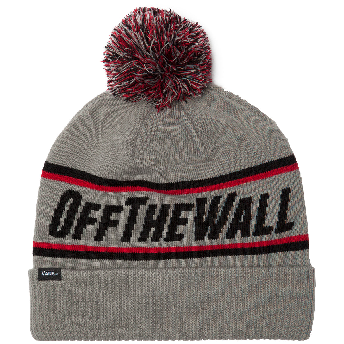 Vans Off The Wall Pom Beanie Frost Grey