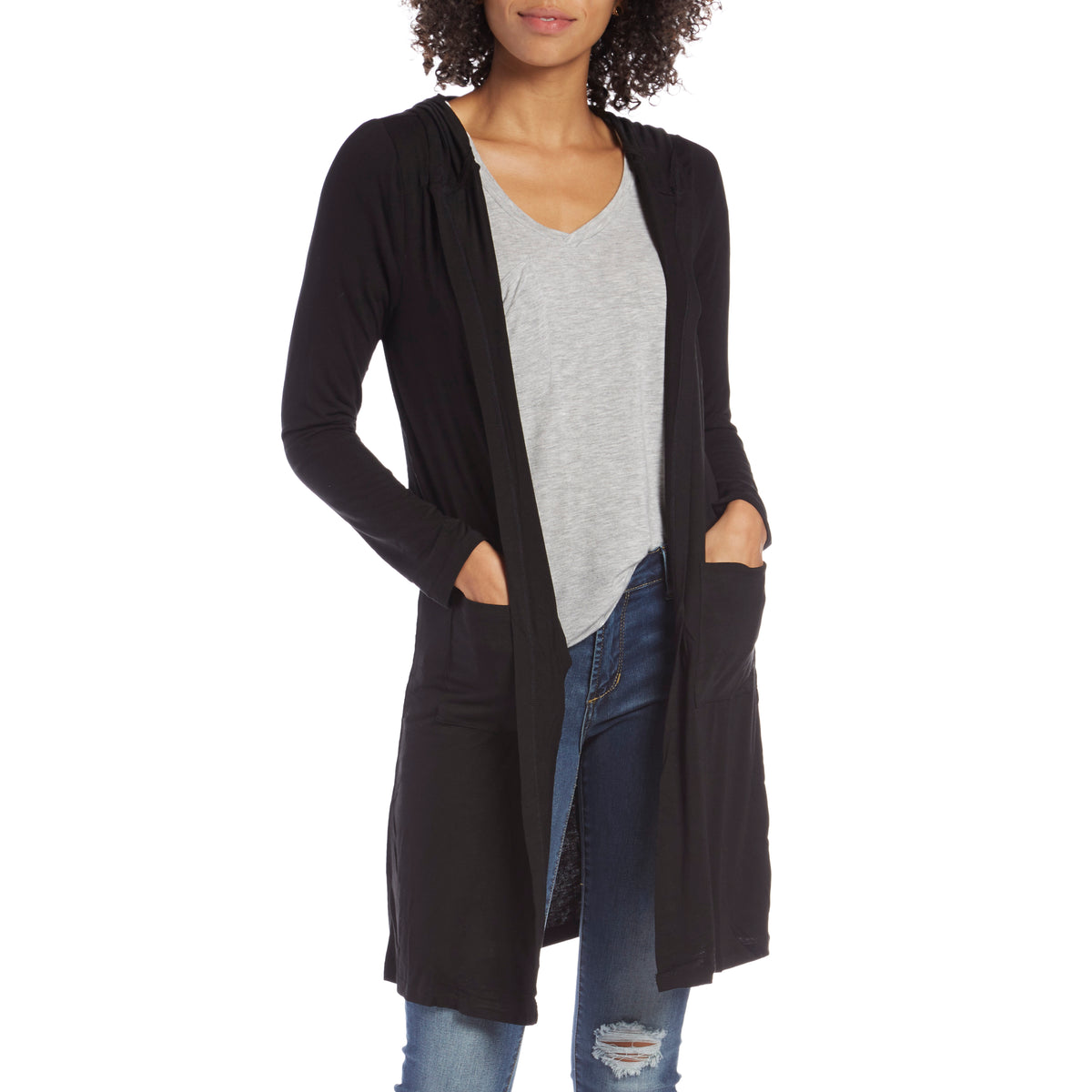 Z Supply The Sleek Jersey Duster - Women's Black