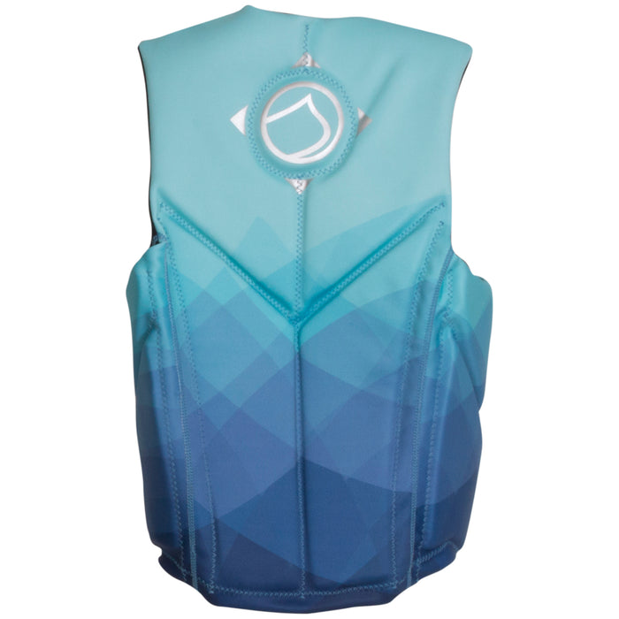 Liquid Force Happy Hour Comp Wakeboard Vest - Women's 2018 Aqua/Silver