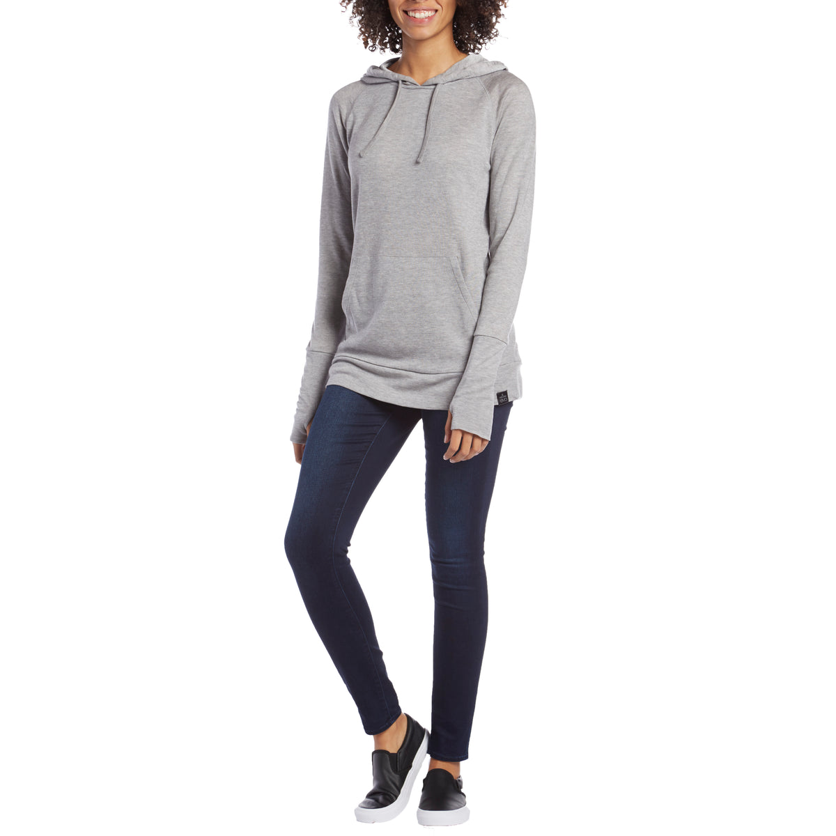 evo Ridgetop Merino Wool Pullover Hoodie - Women's Heather Grey