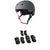 Triple 8 Dual Certified EPS Skateboard Helmet + Saver Series High Impact Adult Pad Set