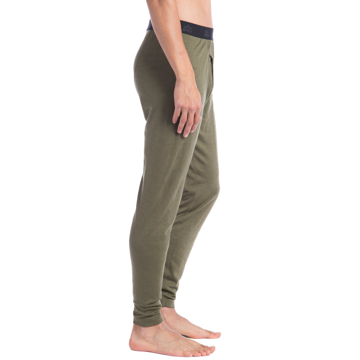 evo Ridgetop Merino Wool Midweight Pants Hemlock Side View
